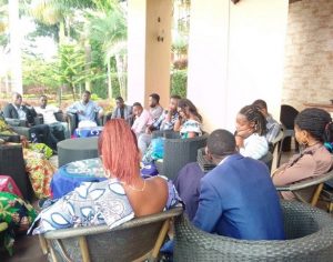 cadre d'échange à l'hôtel Panorama dans la ville de Bukavu