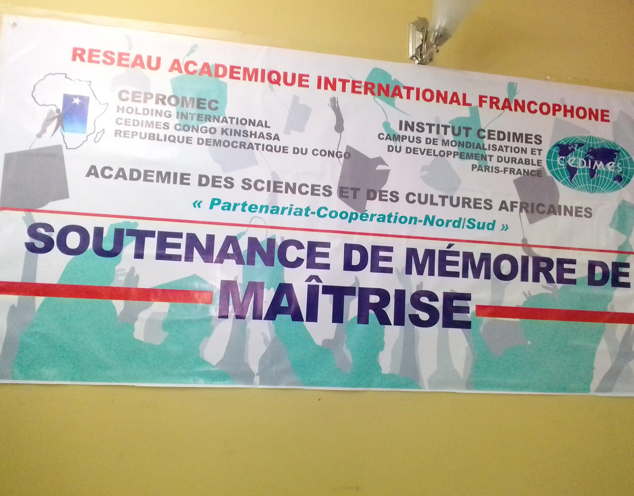 soutenance publique de mémoire de maîtrise à L'asca