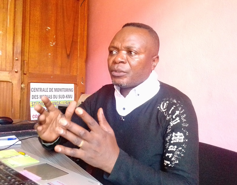 Darius Kitoga président de l'UNPC/Sud-Kivu condamne les attaques contre les journalistes