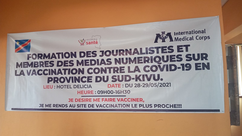 la DPS en collaboration avec IMC forment les journalistes sur la vaccination