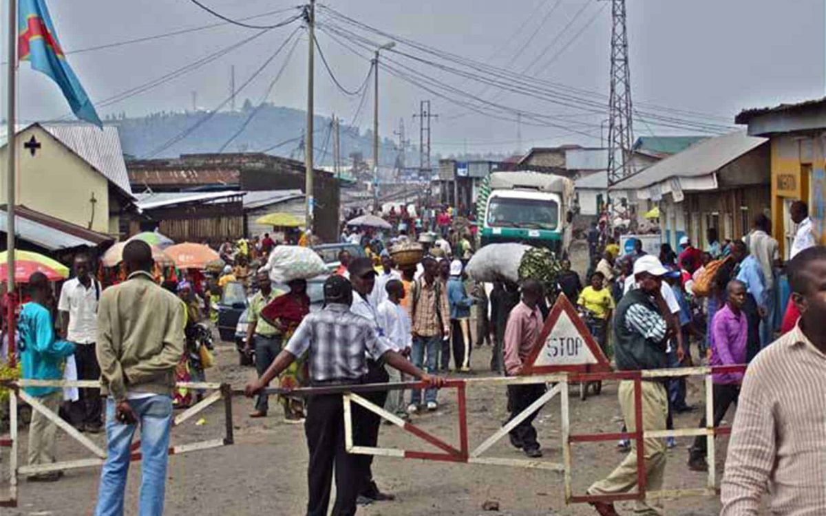 Les réfugier Congolais vers le Rwanda, à la frontière