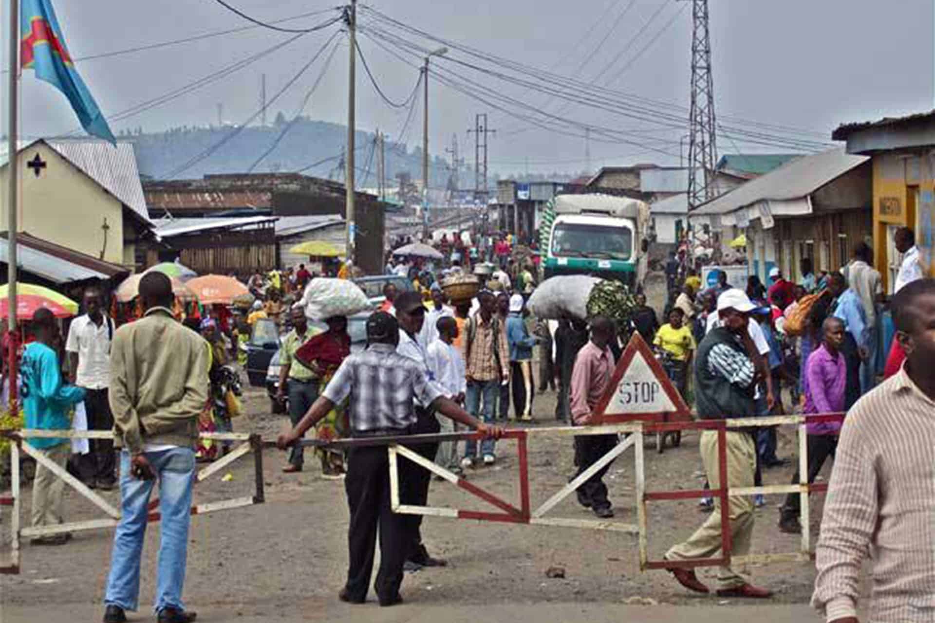 Les réfugier Congolais vers le Rwanda, à la frontière