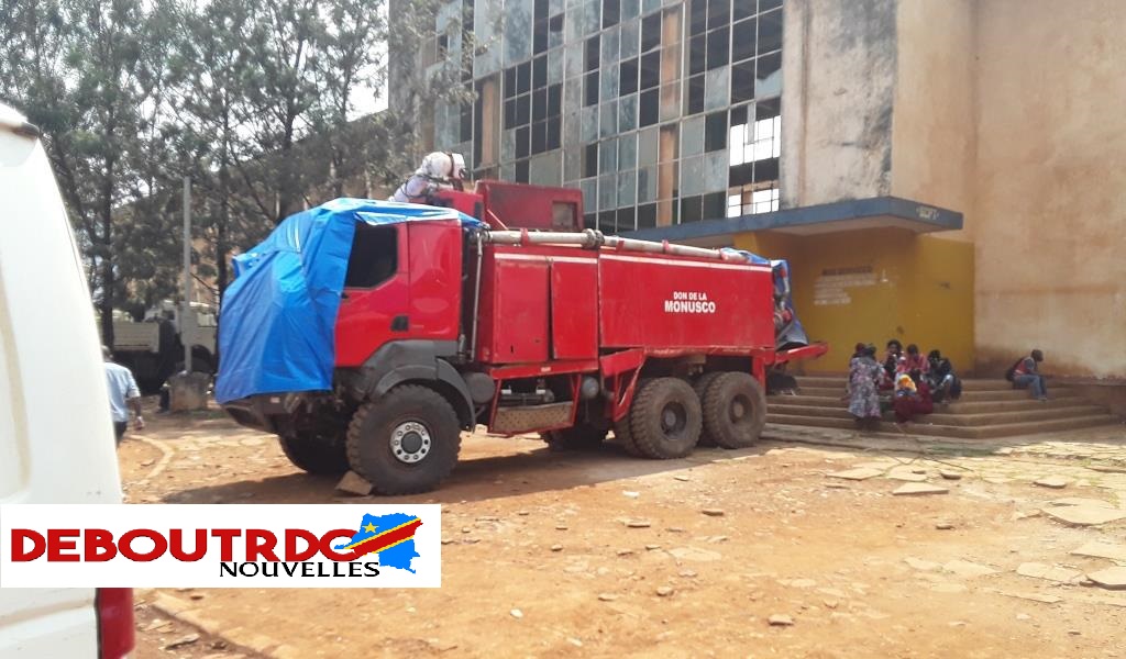 camion anti-incendie de la mairie de Bukavu