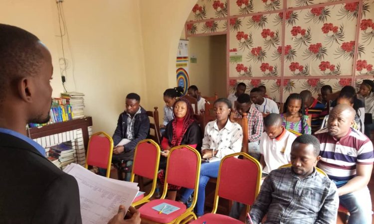 Echange sur la vulgarisation du PAN R2250 à Bukavu par La Prunelle RDC asbl. Photo de deboutrdc.net