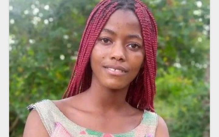 Sifa Mbonekube Glorieuse, 19 ans, étudiante en L1 LMD, Sciences Générales à l'ISTM-BUKAVU, retrouvée morte à son domicile dans la ville de Bukavu le 25 octobre 2022. Photo tiers.