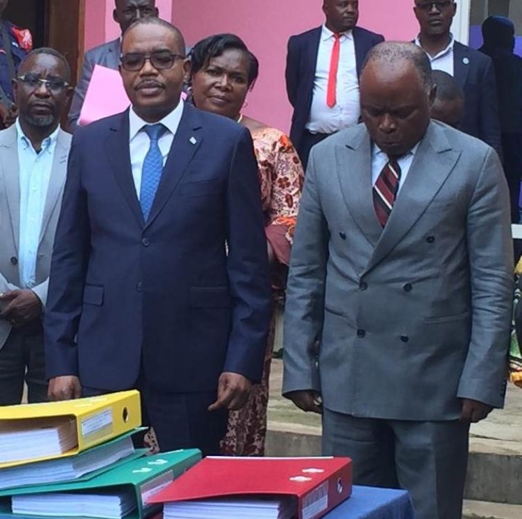 Théo Ngwabidje et Zacharie Lwamira, respectivement Gouverneur et Président de l'Assemblée Provinciale du Sud-Kivu. Photo illustration