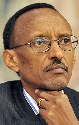 Paul Kagame, Président du Rwanda. Photo tiers