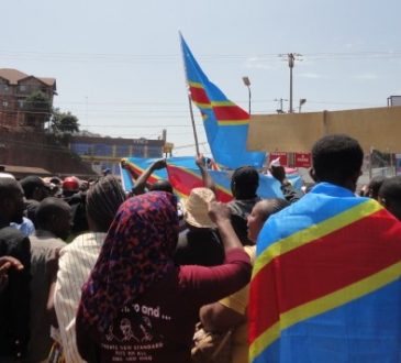 Rassemblement à la Place de l'Indépendance à Bukavu le 1er février 2023, lors de la marche de la Société civile contre la balkanisation de la RDC et l'agression rwandaise. Ph. crédit tiers