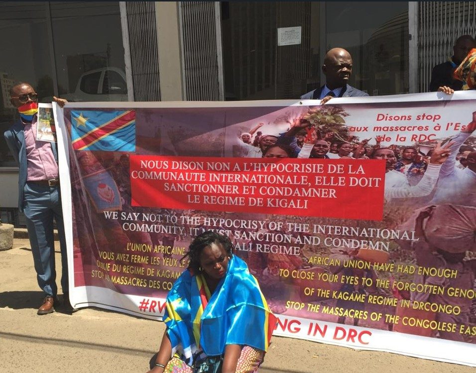 Sit-in à Addis-Abeba par les DDH de la RDC