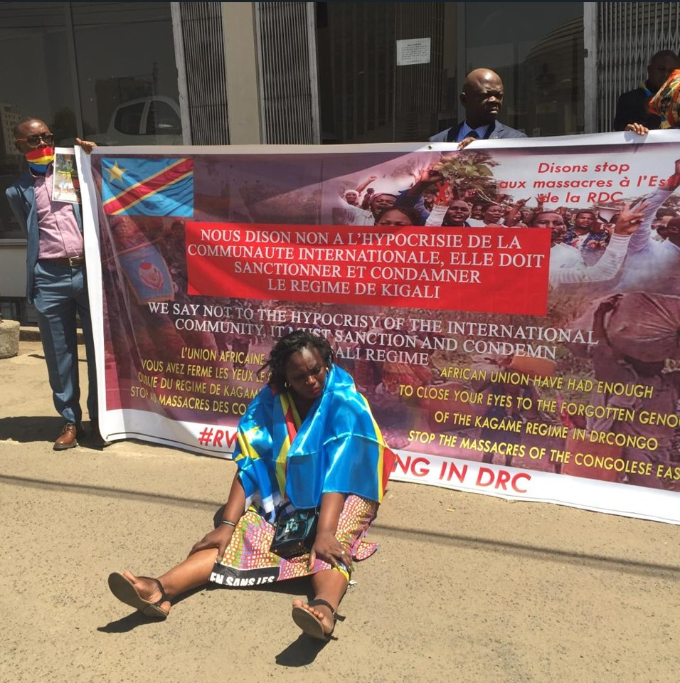 Sit-in à Addis-Abeba par les DDH de la RDC