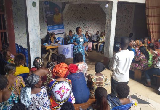 La base de Nabintu Ilunga Florence à Kadutu sur le thème de la JIF 2023