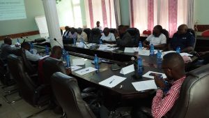 Table ronde autorités-DDH sur la protection des DDH au Sud-Kivu. 31 mai 2023 à l'Hôtel Exodus. Photo©deboutrdc