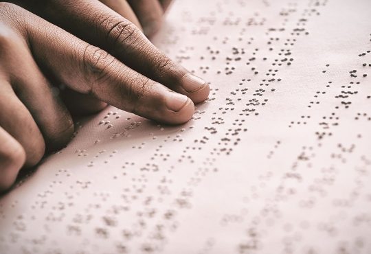 Ecriture braille_Photo d'illustration_crédit tiers.