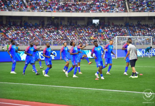 Léopards de la RDC_6è journée des éliminatoires CAN Côte d'Ivoire 2023 à Kinshasa_RDC vs Soudans (2-0)_Photo crédit Présidence de la RDC