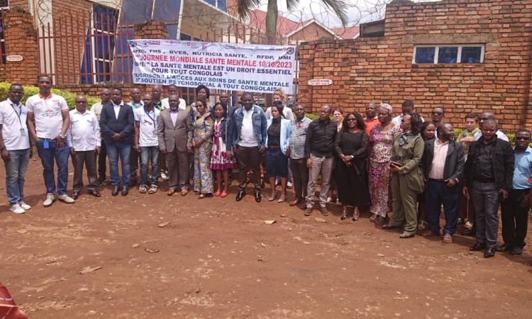 Célébration de la 31ème journée de la santé mentale au Sud-Kivu, dans la ville de Bukavu ce 10 octobre 2O23
