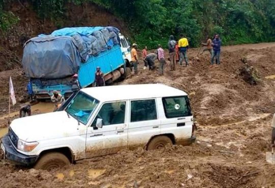 Route nationale n°2, Bukavu-Mwenga. Photo © tiers